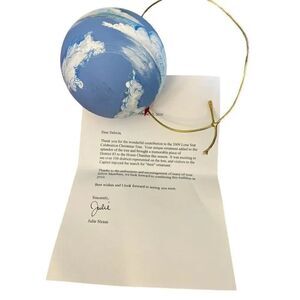 Lone Star Celebration Large Christmas Tree Ornament Big Sky Country Texas House